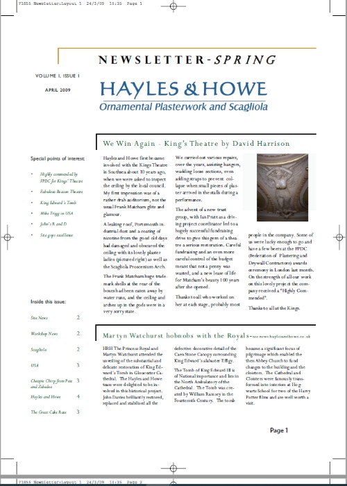 2009 issue 1 newsletter 500x700 1